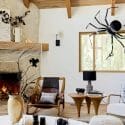 Decorating for Halloween starts with ideas like this living room - Style by Emily