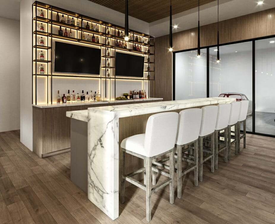 Home bar design - Laura A