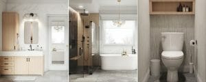 Before & After: Transitional Master Bathroom - Decorilla Online ...