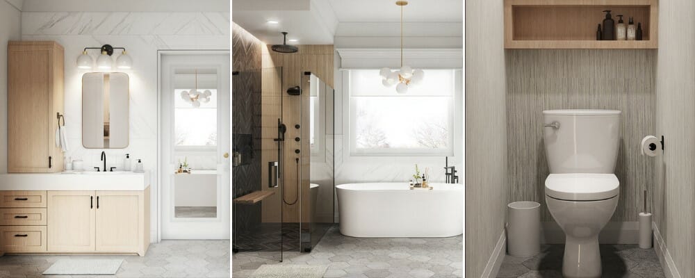 Master bathroom design results