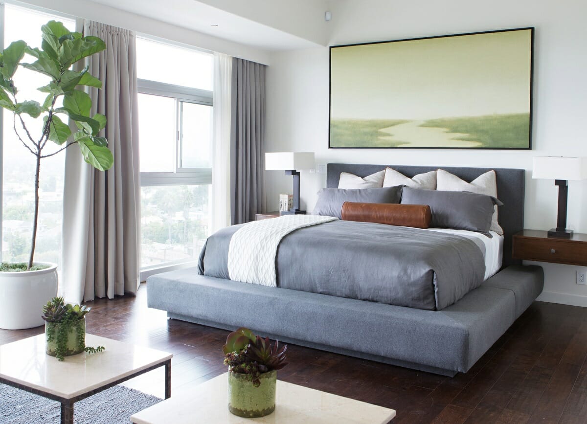 Montecito bedroom interior design by Lori Dennis