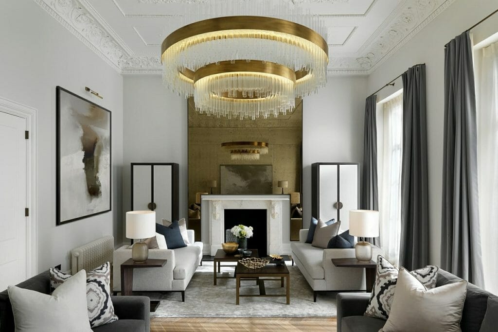 Transitional Glam Style Living Room By Ilaria C 1024x683 
