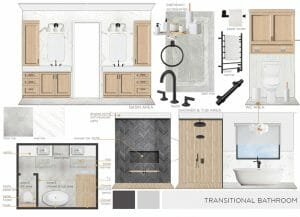 Before & After: Transitional Master Bathroom - Decorilla Online ...