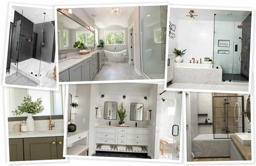 Before & After: Transitional Master Bathroom - Decorilla Online ...