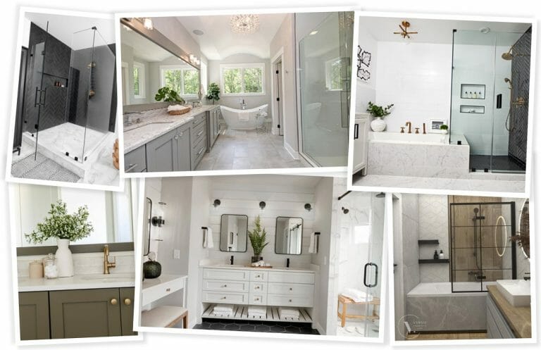 Before & After: Transitional Master Bathroom - Decorilla Online ...