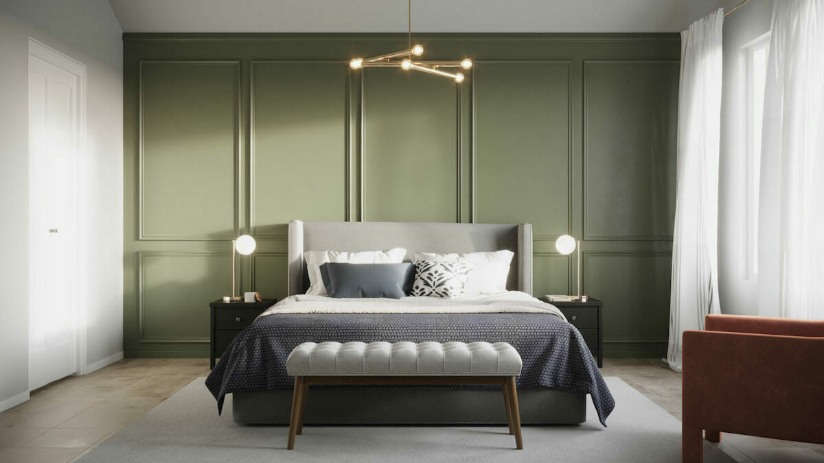 After following a guide on how to choose an interior designer it led to stunning contemporary bedroom design by Decorilla designer Anna Y.