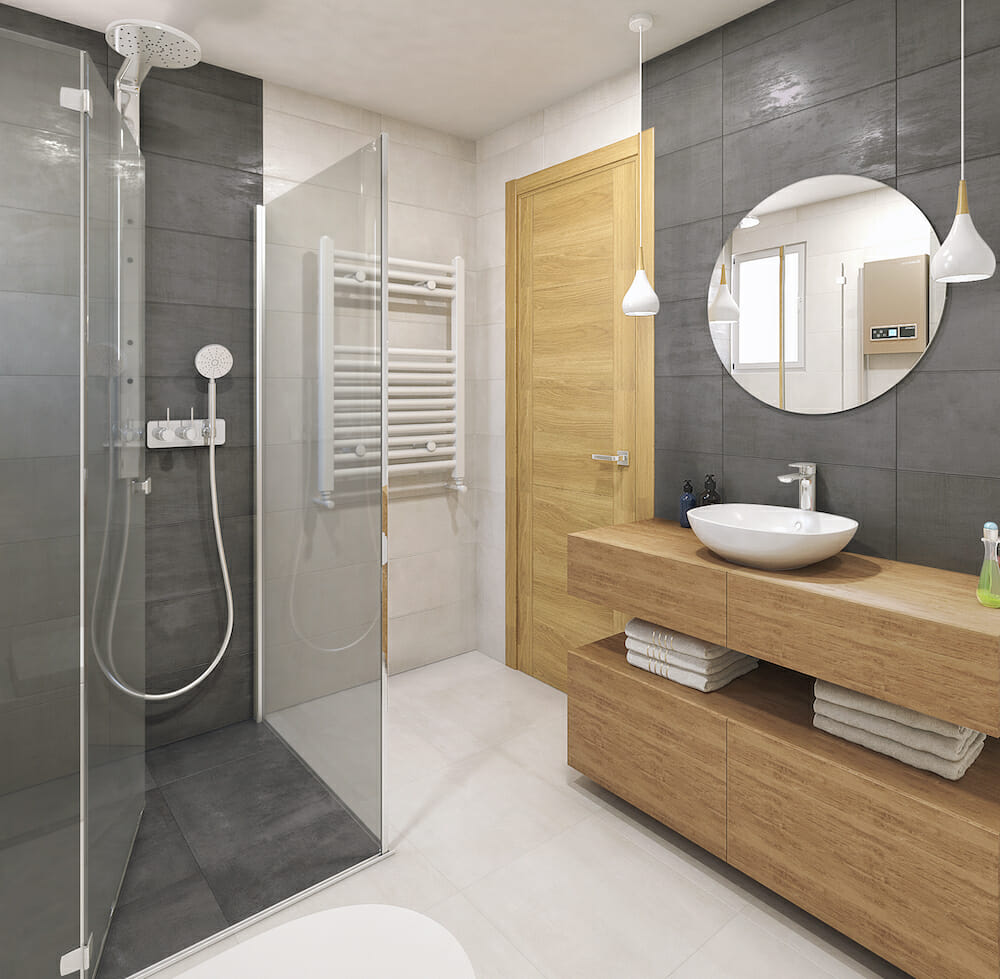 Bathroom by virtual interior designer Rajna Salevic