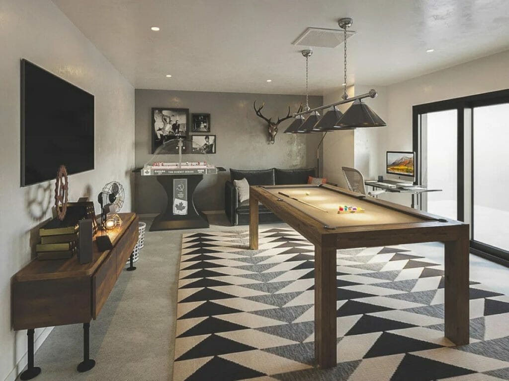 Before & After Industrial MidCentury Modern Design Decorilla