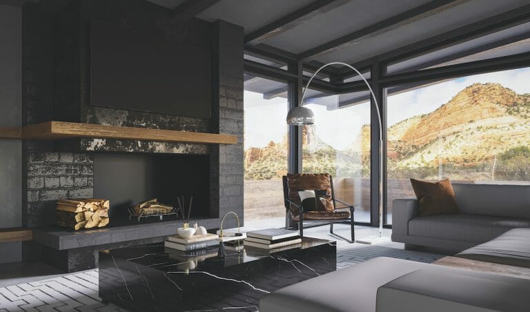 View of Before & After: Industrial Mid-Century Modern Design - Decorilla Online ...