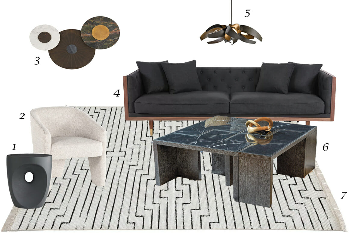 Industrial mid-century modern top picks by Decorilla