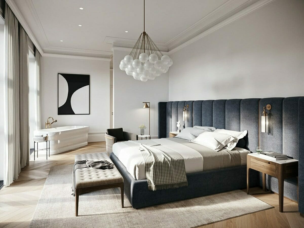 Interior design styles - Contemporary bedroom design by Rehan A