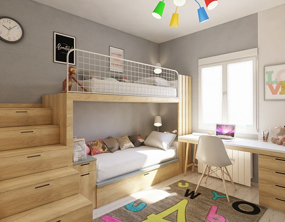 Kids room by online interior designer Rajna Salevic