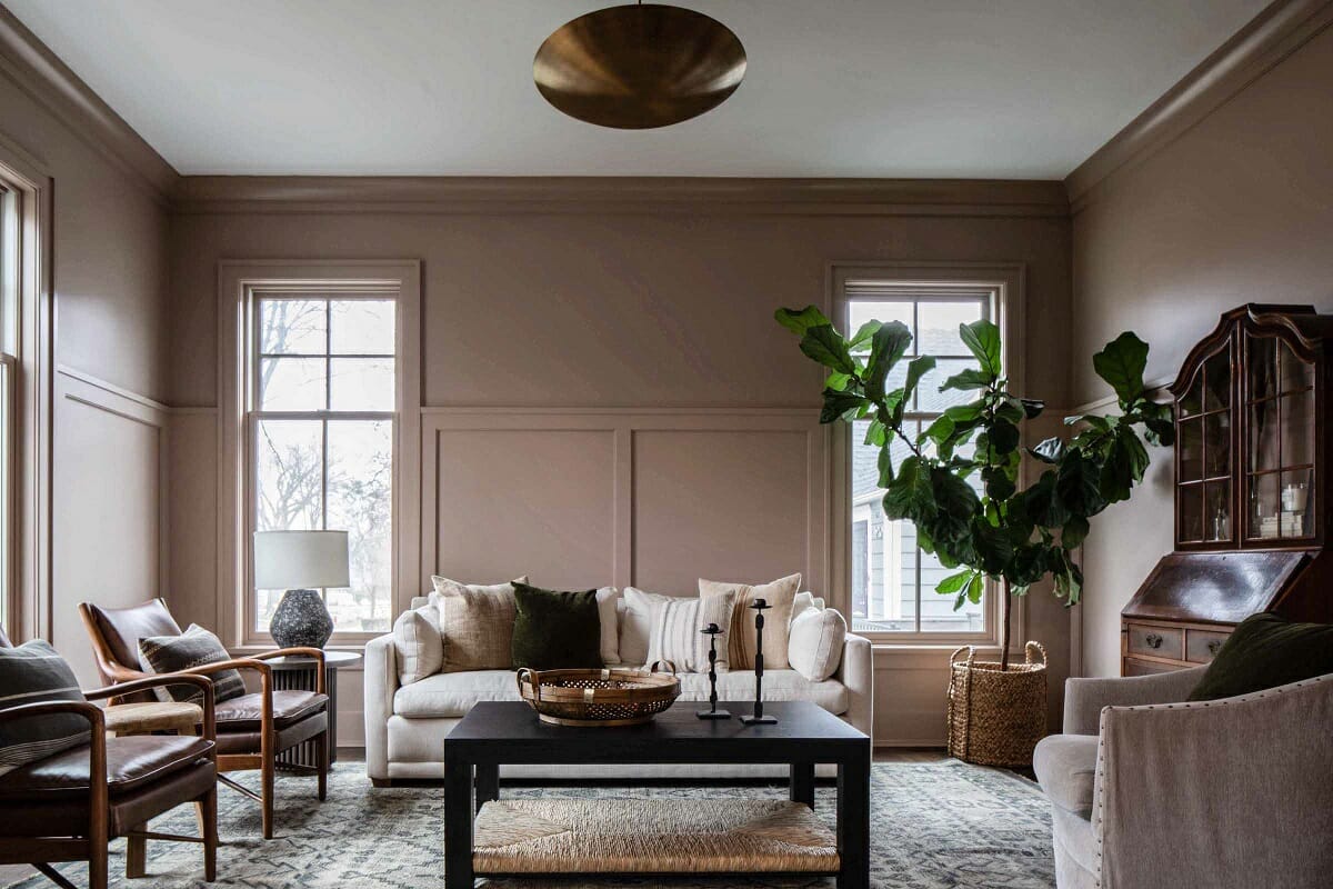 Living room by top interior designers in Chicago - Christina Samatas and Renee DiSanto
