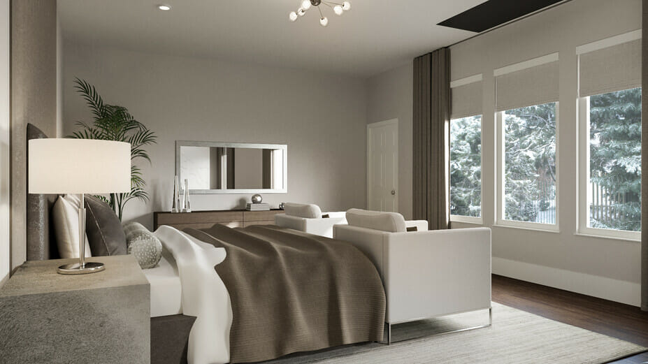 Master bedroom with contemporary decorating ideas - Selma A