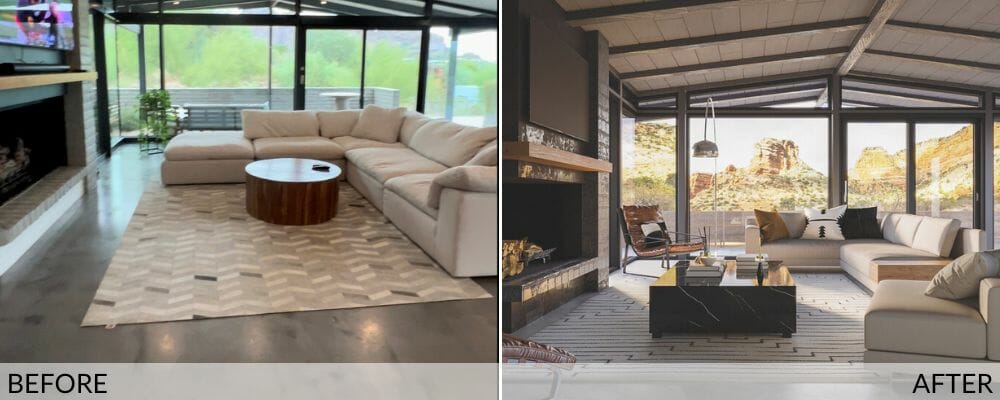 Mid-century industrial design before and after