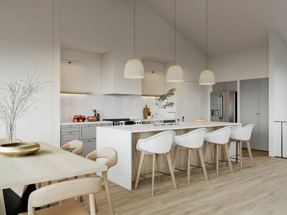 Minimalist Scandinavian kitchen by Decorilla