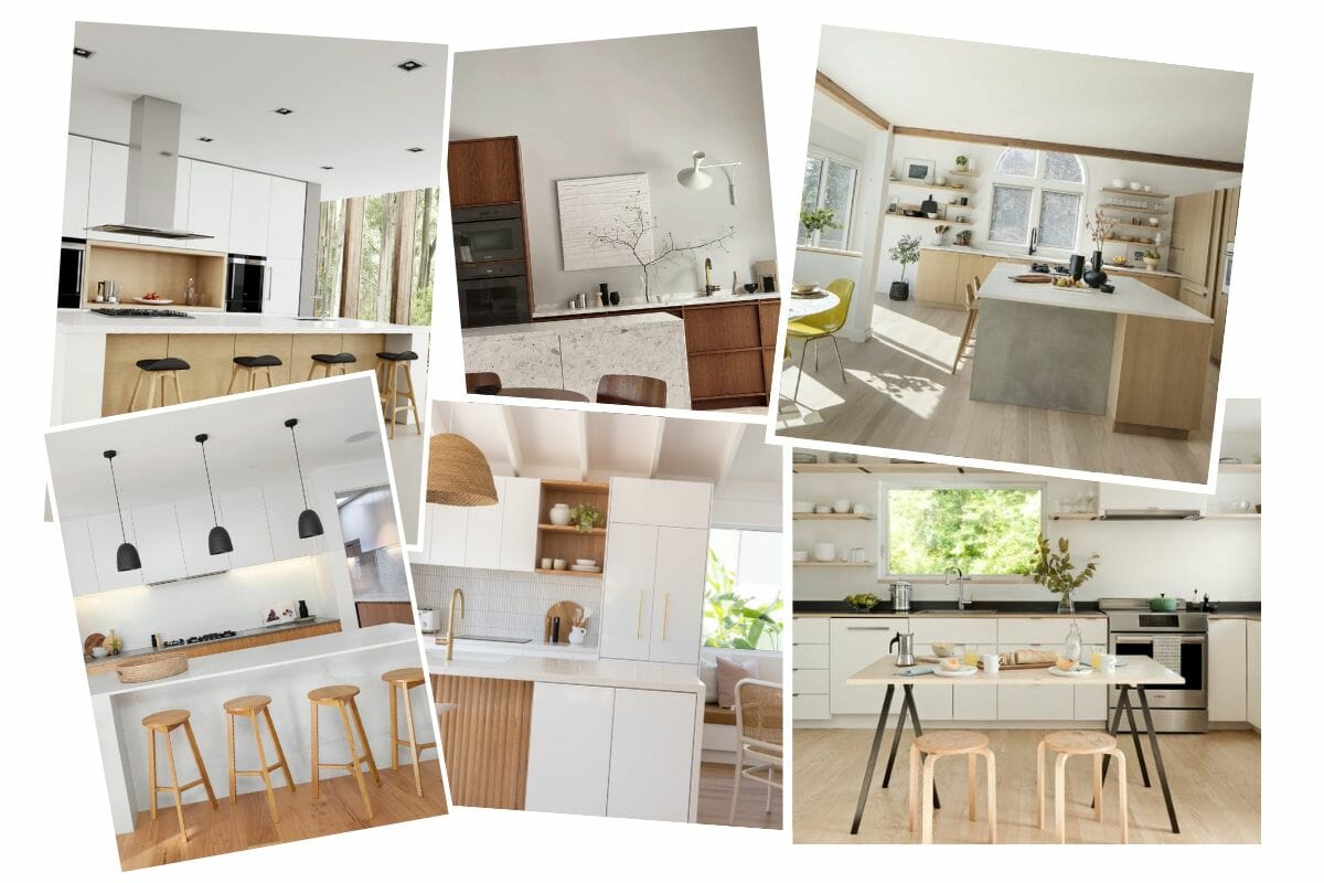 Minimalist Scandinavian kitchen design inspiration board