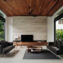 Open and airy mid century modern industrial design - decor report