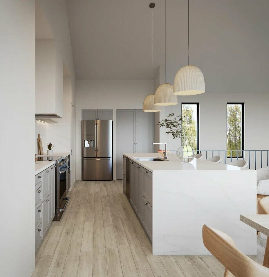 Scandinavian minimalist kitchen by Decorilla