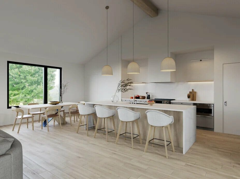 Scandinavian minimalist kitchen by Decorilla