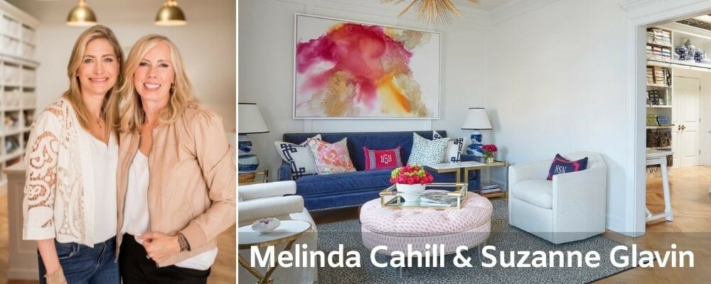 Top Winnetka interior designers - Melinda Cahill and Suzanne Glavin