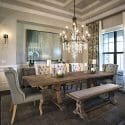 Transitional breakfast room
