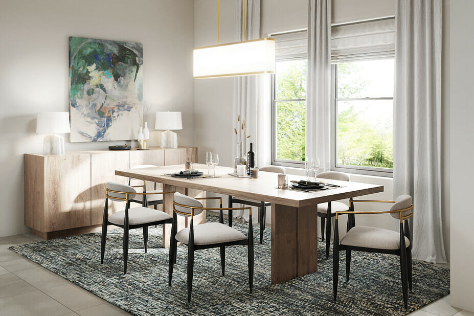 Contemporary design style dining room - Courtney B