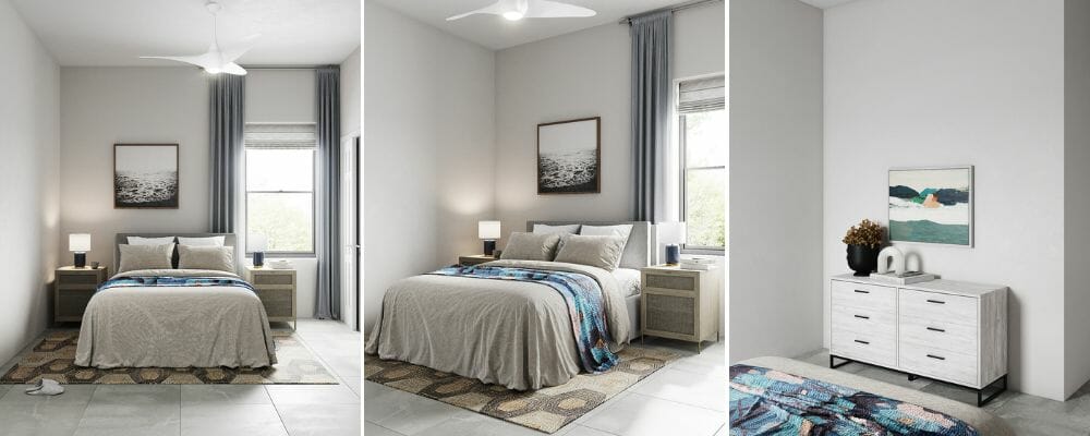 Contemporary design style for a guest room