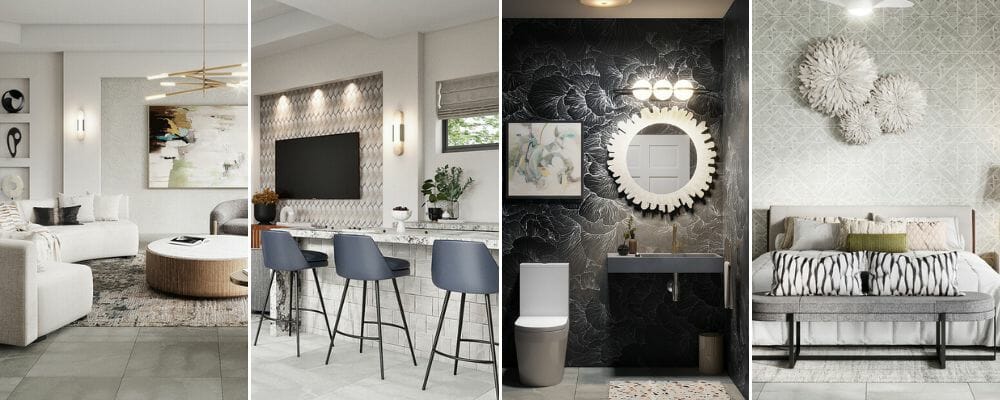 Contemporary design style for different interiors - Courtney B