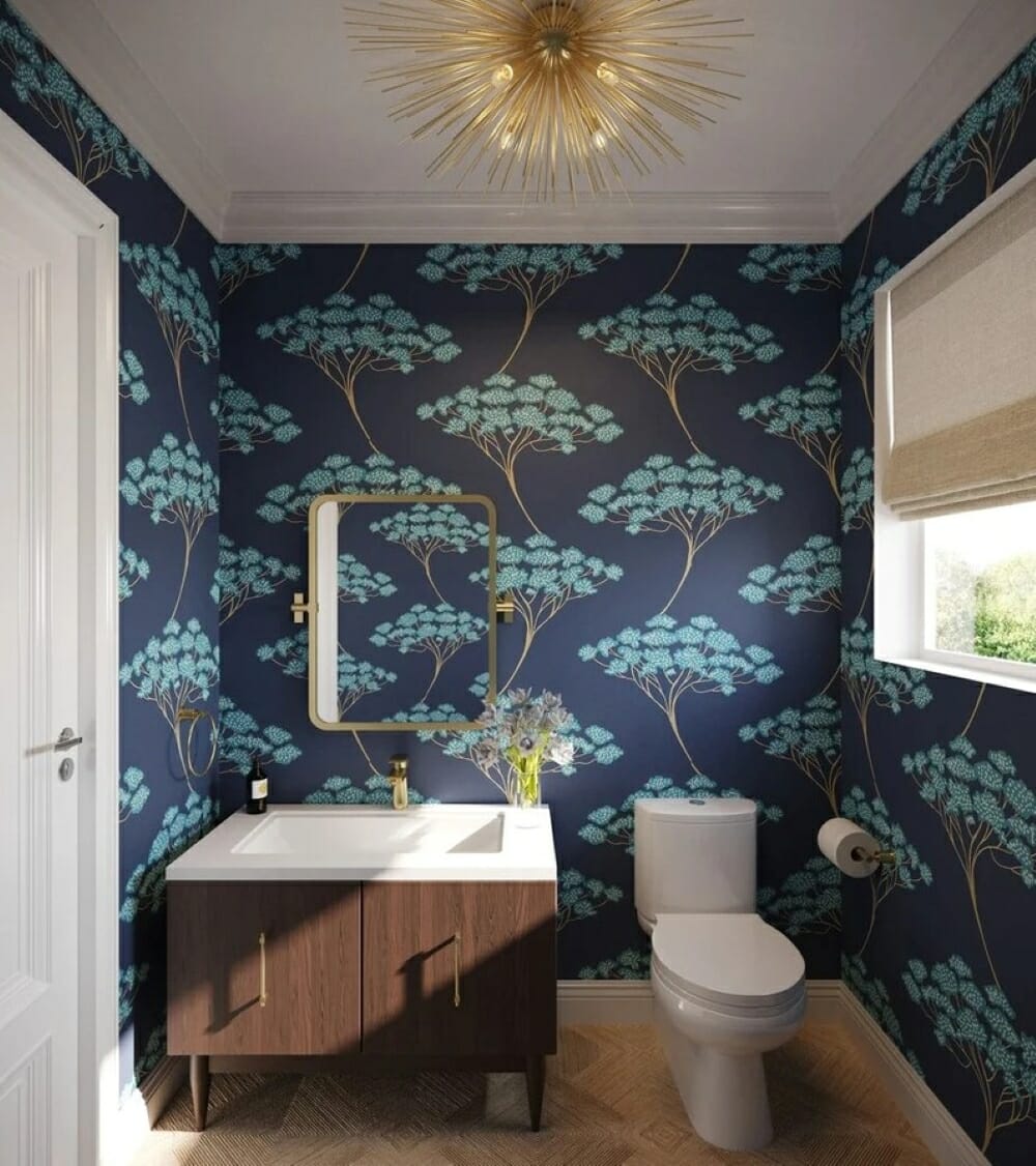 Eclectic powder room ideas by Decorilla