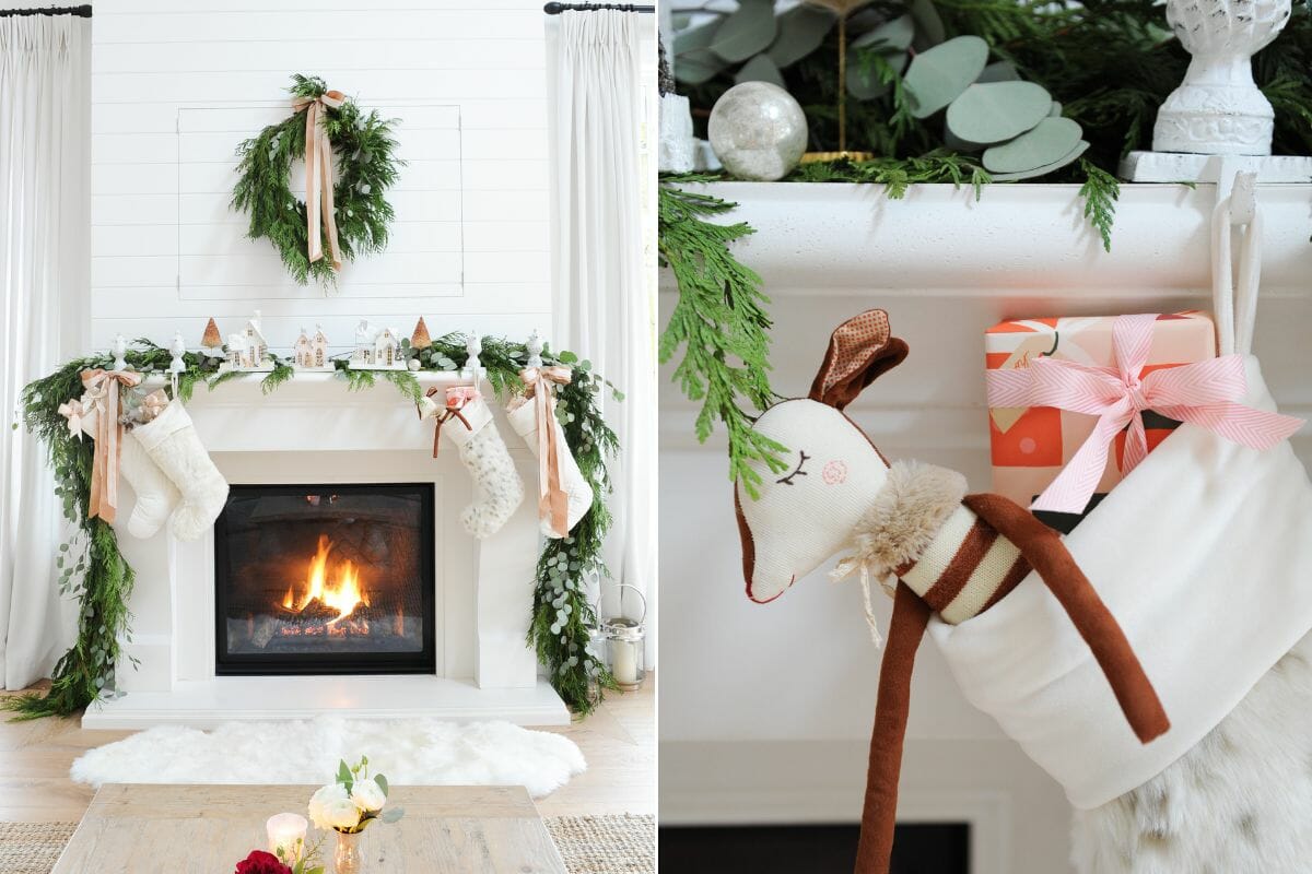 Elegant Christmas mantel decorating ideas