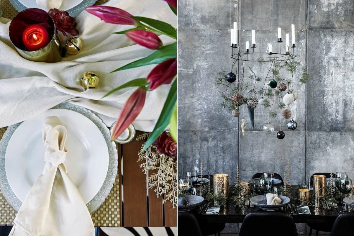 Elegant Christmas table decorations - John Mcclain & Nordic Design