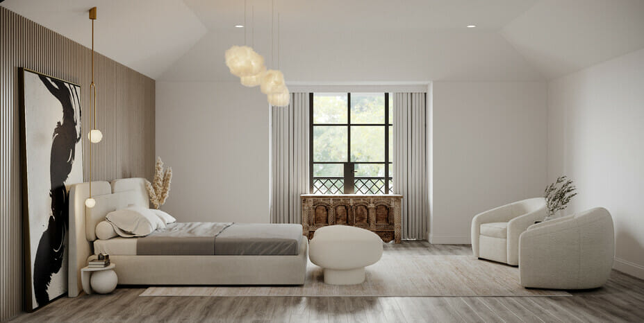 Luxury modern master bedroom design - Farzaneh K