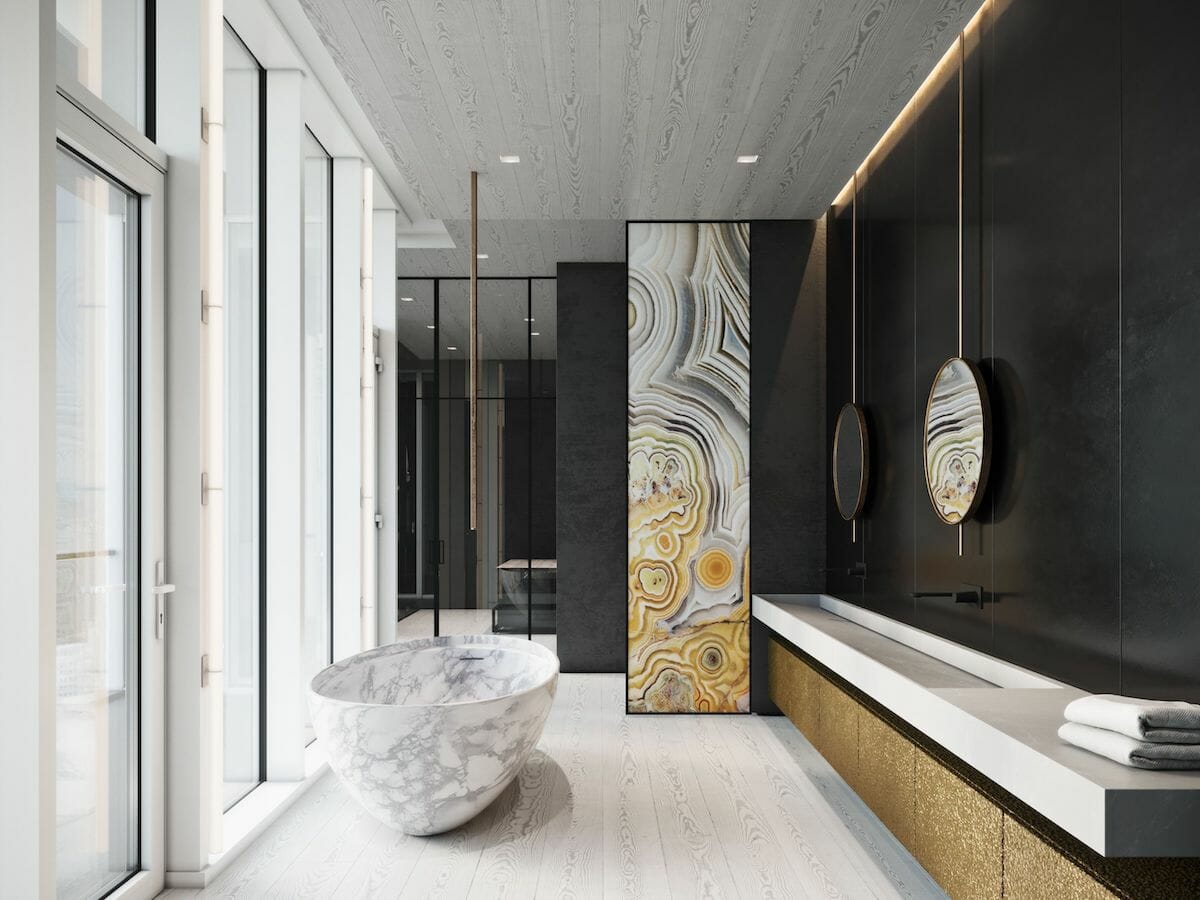 Luxury Black Bathroom Designs, Inspiration