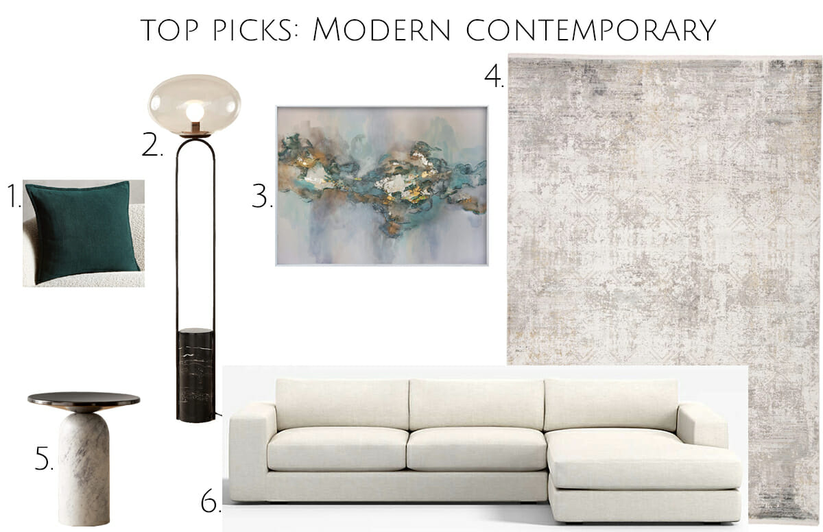 Modern contemporary decorating ideas and picks