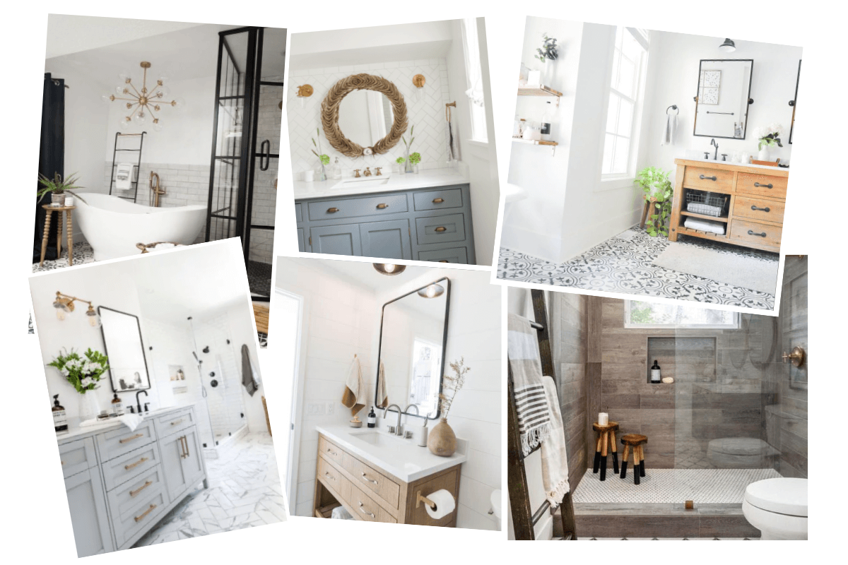 Modern country bathroom decor inspiration