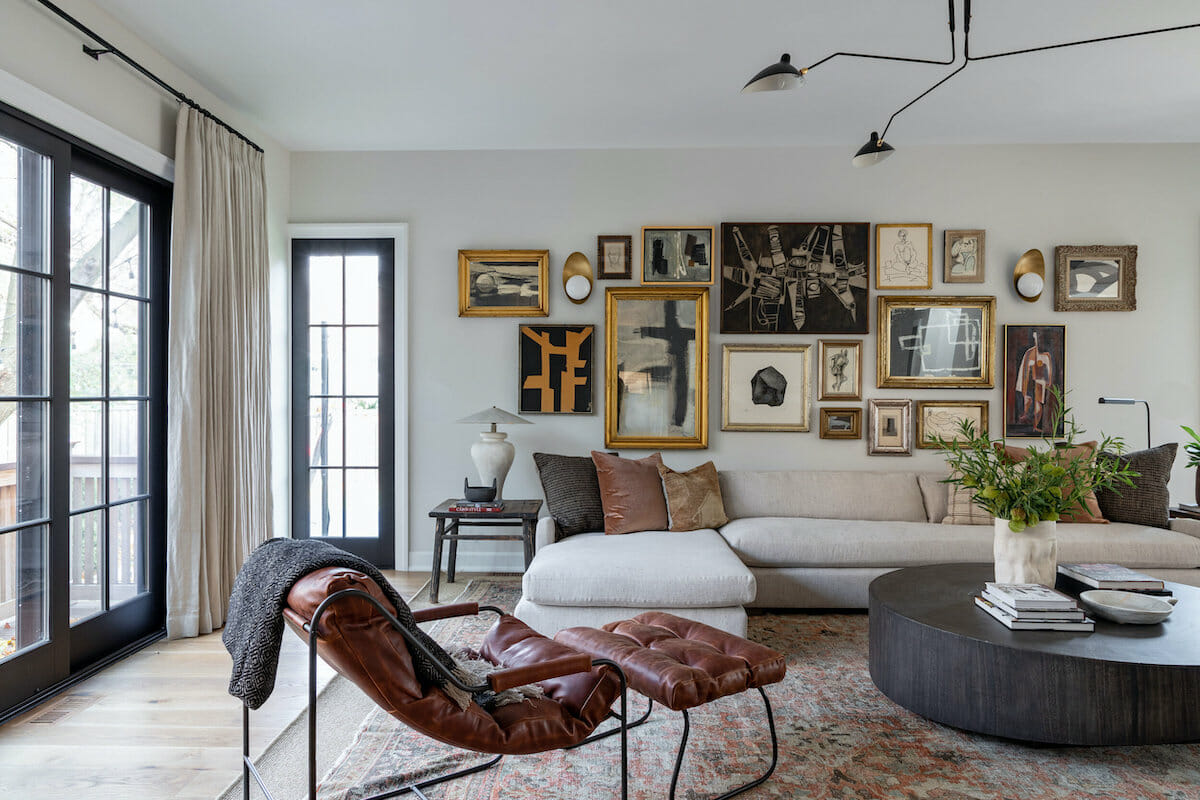 Neutral eclectic interior design - Haus Love Interiors