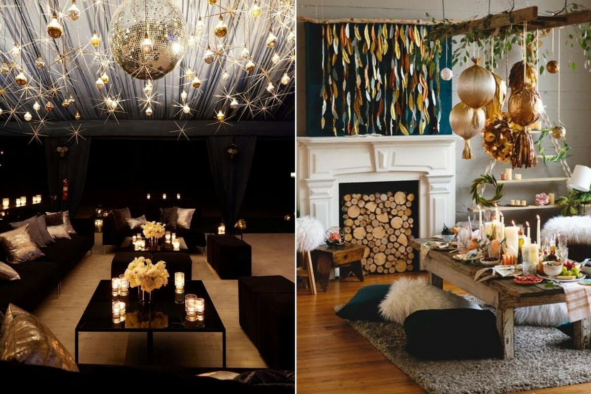 New Years Eve interior design - KDJ Botanica & Cain Interiors