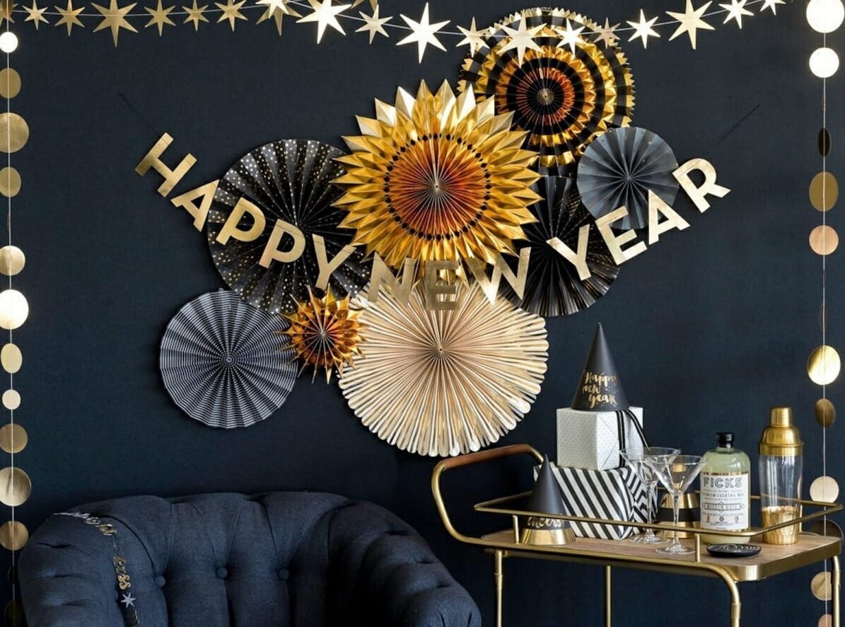 New Years Eve party ideas at home - Evolve Co