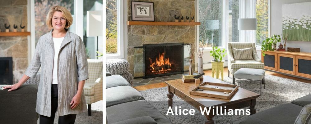 Alice Williams , architectes d'intérieur du New Hampshire