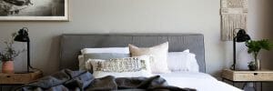 Contemporary masculine bedroom transformation