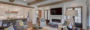 Cozy cottage interior design