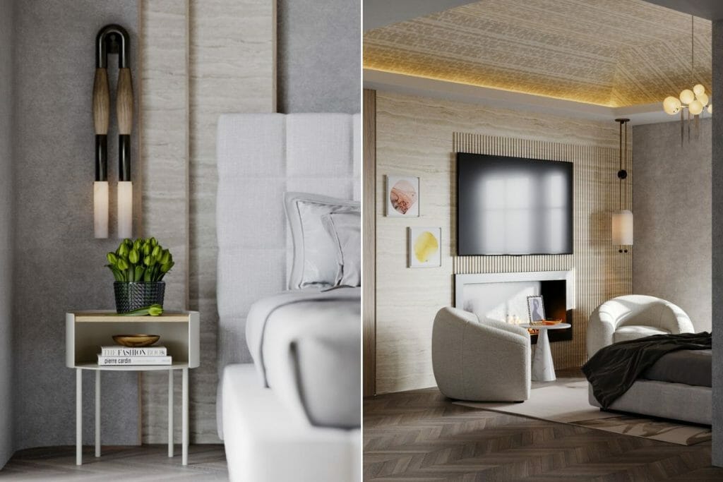 Before & After: Custom High-End Bedroom Design - Decorilla Online ...