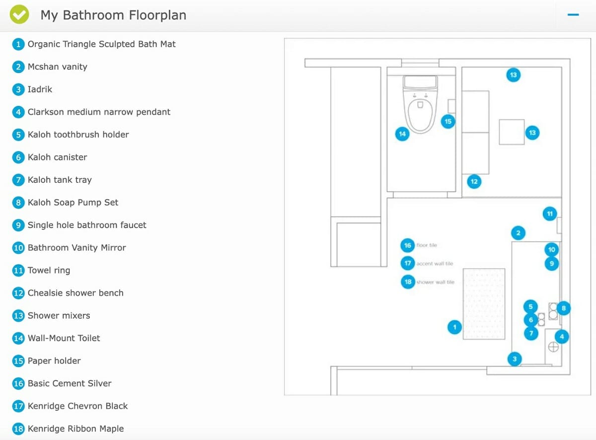 Floor plan by Decorilla in a Decorilla vs Collov comparison