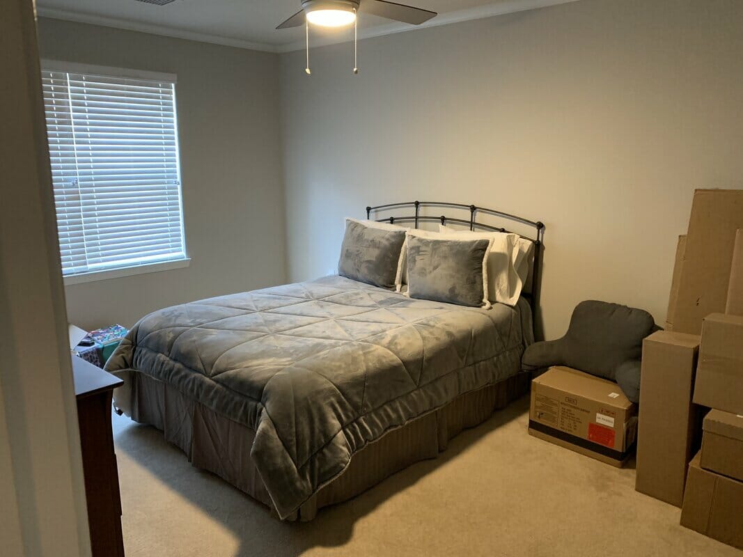 Male bedroom before masculine bedroom decor