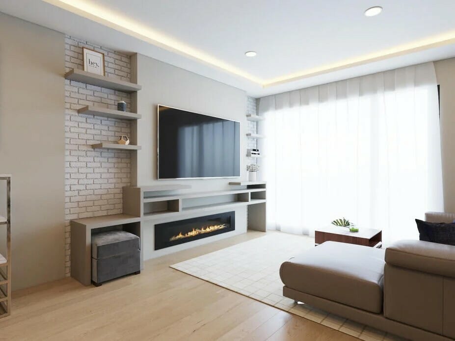 Modern condo living room decorating ideas