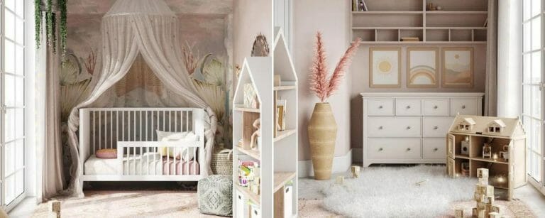 Before & After: Whimsical Toddler Room Design - Decorilla