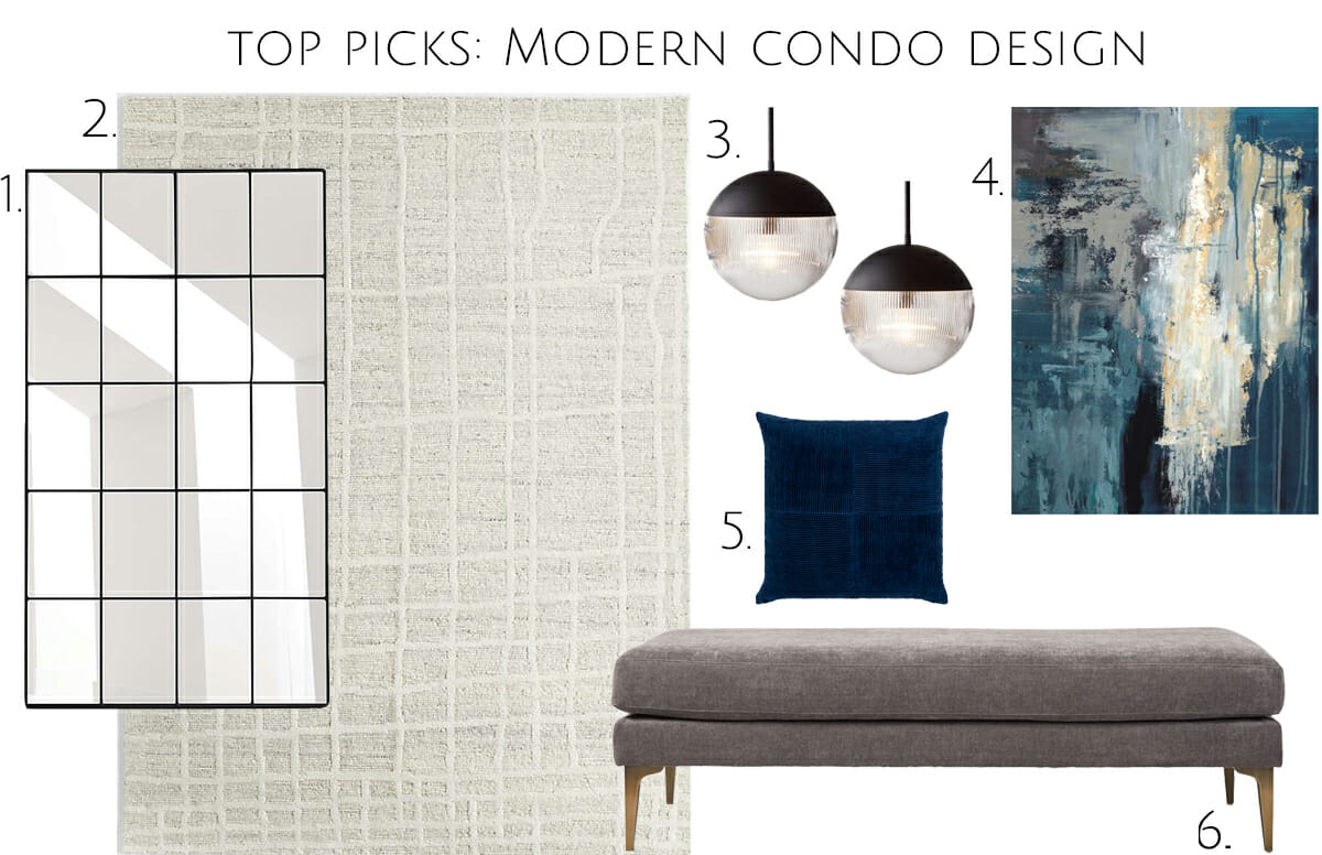 Top picks for a modern condo living room design
