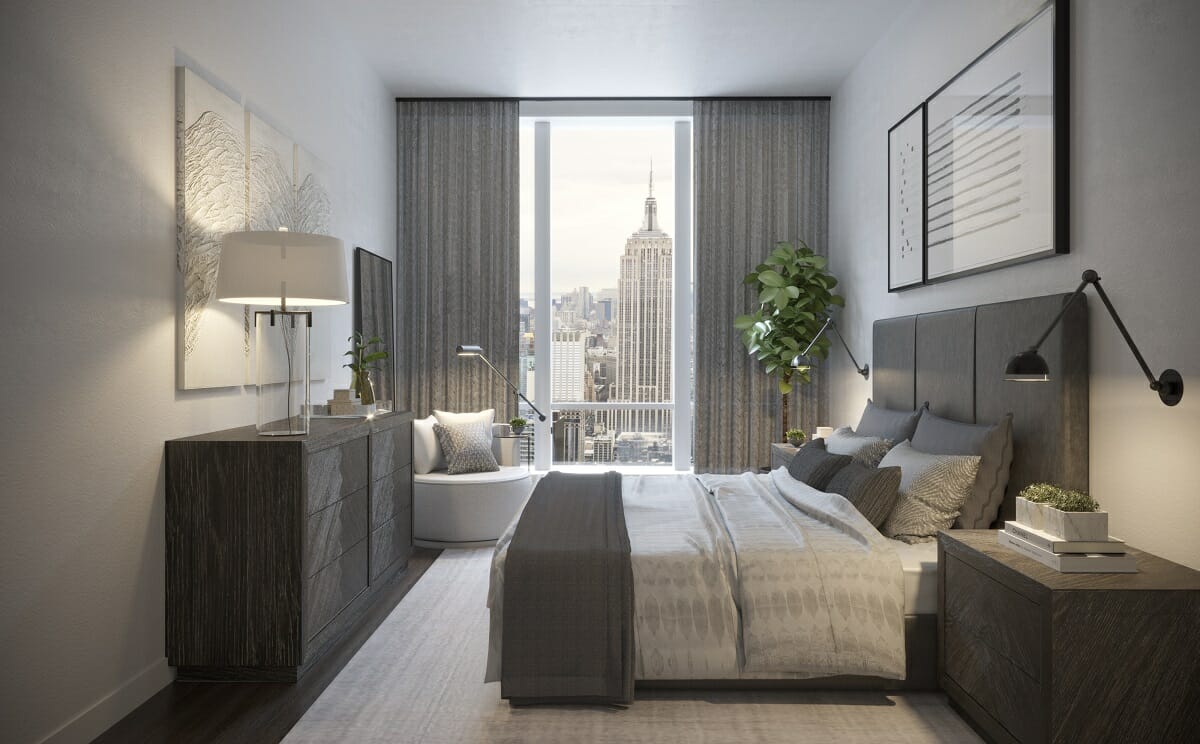 Virtual bedroom interior design - Jessica Duarte