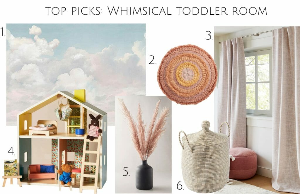 Before & After: Whimsical Toddler Room Design - Decorilla